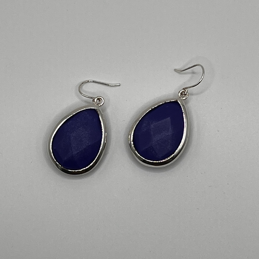 Drop Blue Earrings